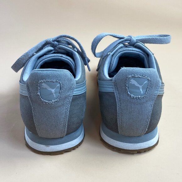 Puma Roma Sneakers - Gray Canvas - Size 8.5 Mens/10 Womens - Picture 4 of 10